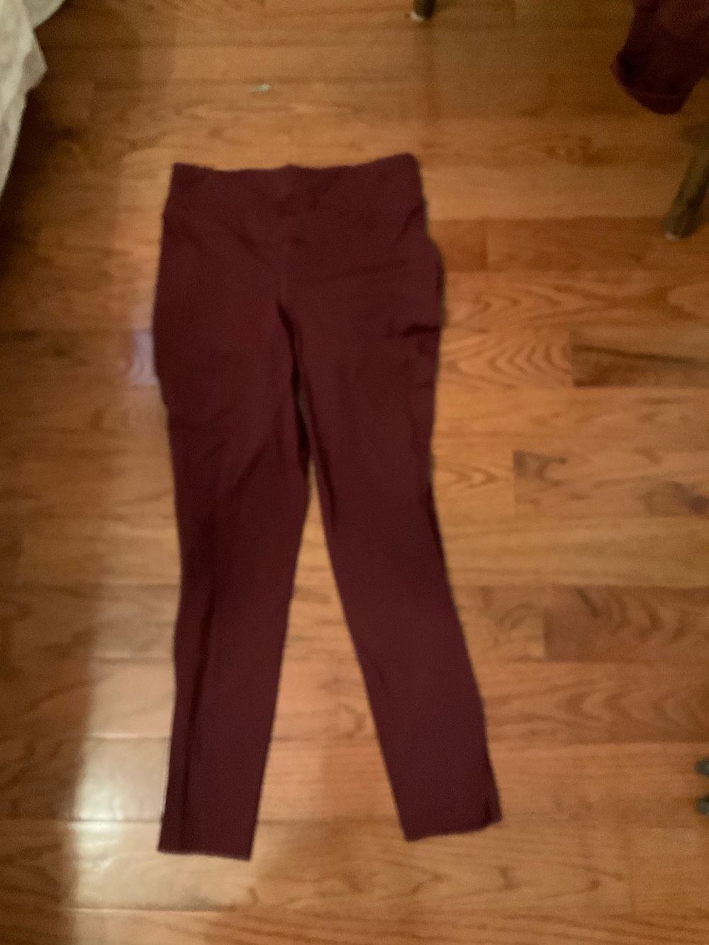 Lululemon Sights Seen Red Merlot Leggings 25 inch Inseam